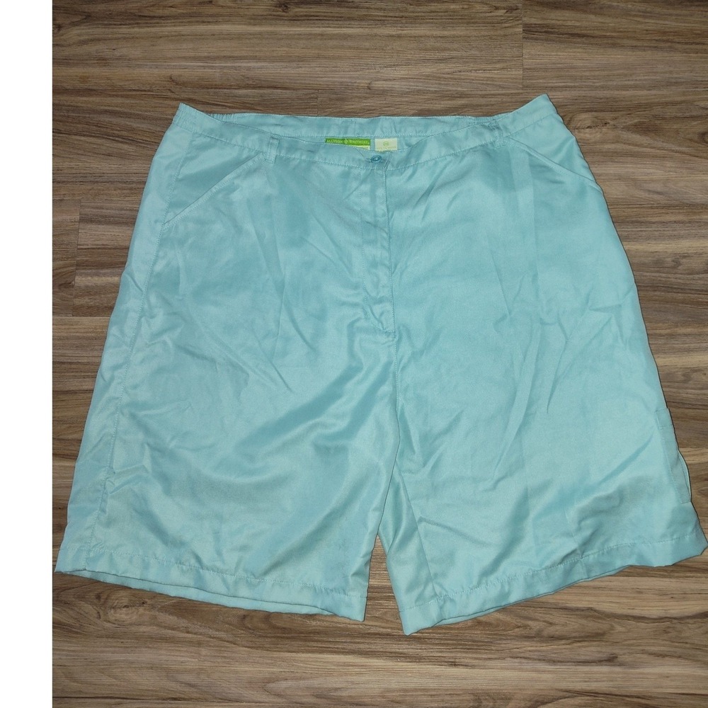 Allyson Whitmore Golf Woman Blue Performance Shorts Plus Size 20W NWT